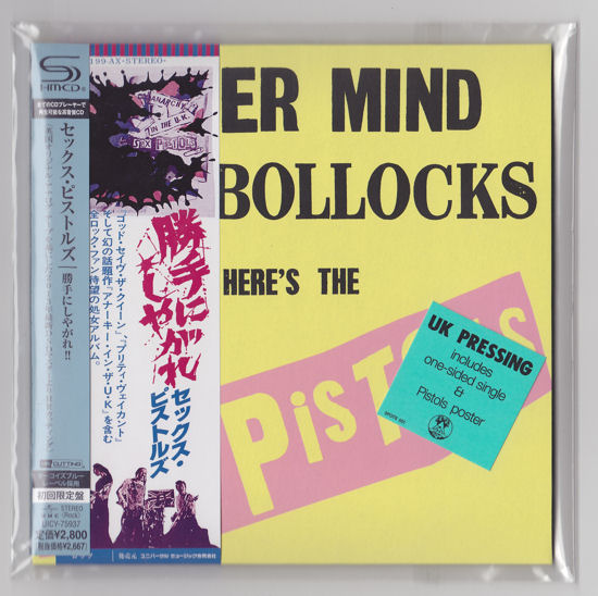 Never Mind The Bollocks, Here's The Sex Pistols (Universal Music UICY-75937) Japanese SHM CD album issue